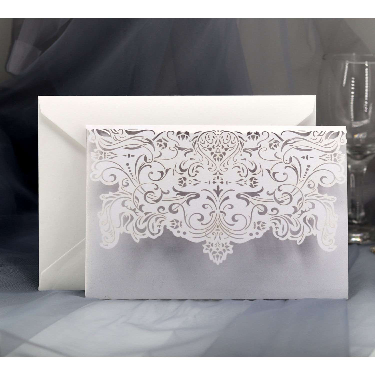 Elegant Invitation Card Wedding Supplies Laser Cut Paper Business Invitation